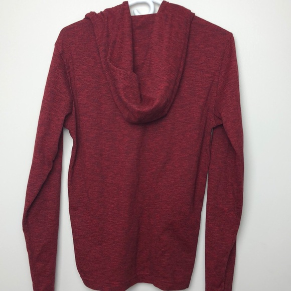 DC Red Speckled Men’s Sweatshirt Hoodie Size S - Picture 6 of 9